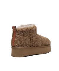 Women's Ultra Platform Curly Boots