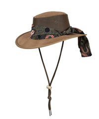 Barmah Foldaway Aboriginal Cooler Hat